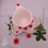 فنجان و زیرفنجانی قلبی طرح شقایق - تصویر 2