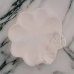 بشقاب سرامیکی خام طرح گل