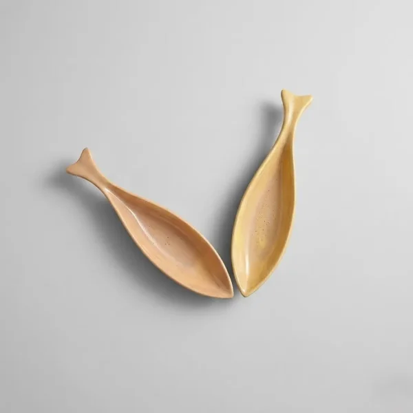 اردوخوری سرامیکی رنگ کرم گلبهی