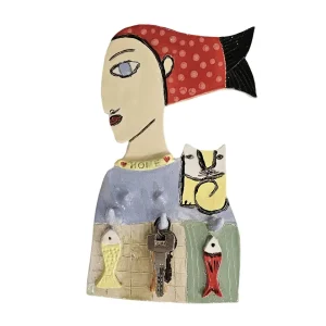 آویز کلید دیواری سرامیکی