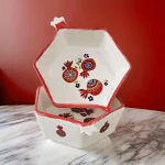 کاسه انار دست‌ساز سرامیکی