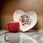 ست ماگ و بشقاب سرامیکی بابانوئل