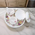 ست چای‌خوری سرامیکی دستساز رز