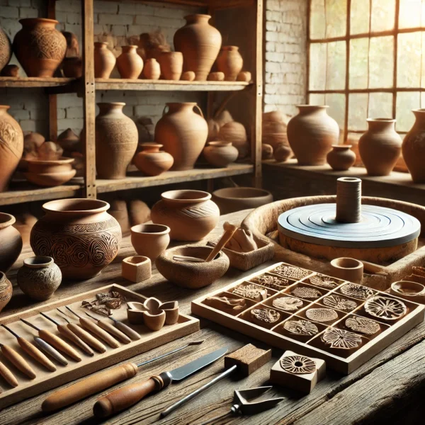 ابزارهای سنتی سفالگری