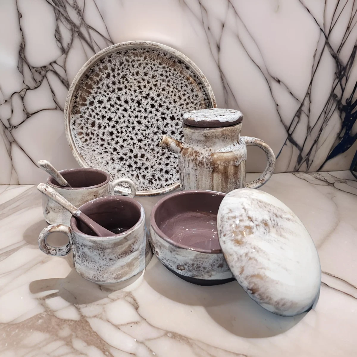 سرویس چای خوری سرامیکی آرس رنگ سال 2025