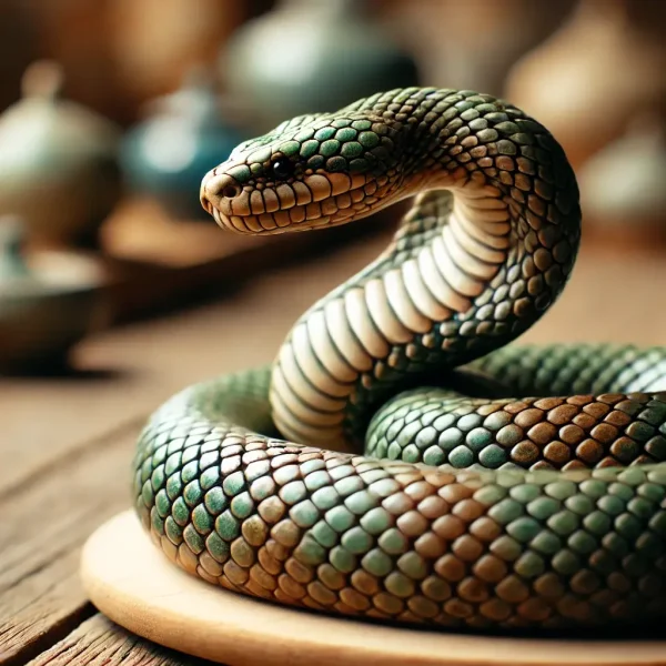 طرح برجسته روی مار