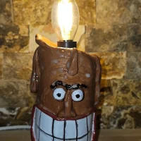 چراغ خواب شمعی سفالی