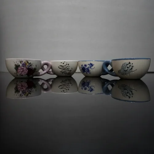 فنجان لته سرامیکی دست ساز