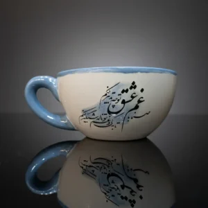 فنجان لته سرامیکی دست ساز