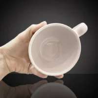 فنجان لته سرامیکی صورتی