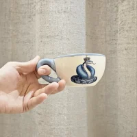 خرید و قیمت فنجان لته سرامیکی دست‌ساز