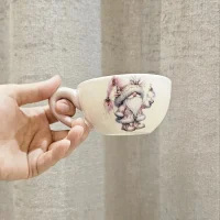 خرید و قیمت فنجان لته سرامیکی دست‌ساز