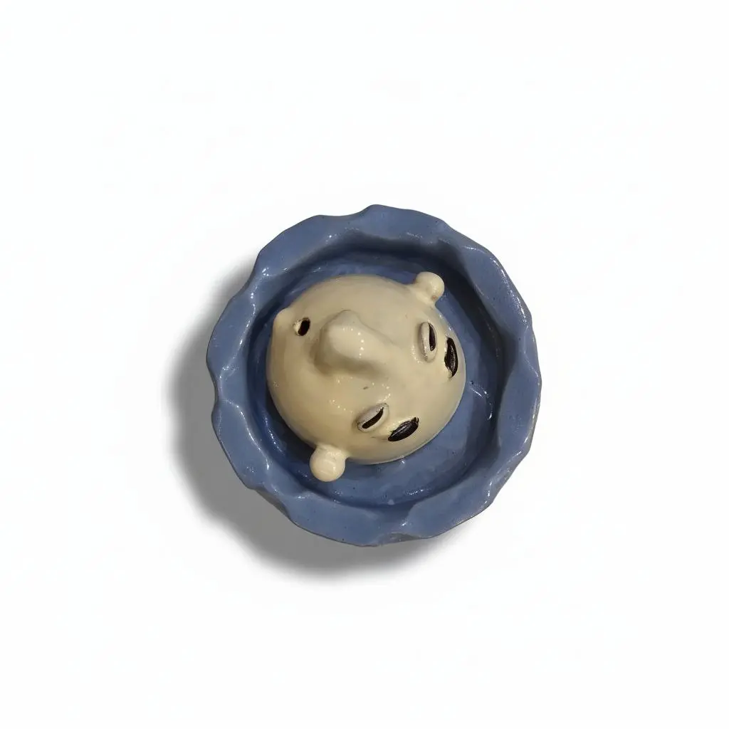 جاعودی و جاسیگاری سفالی فانتزی