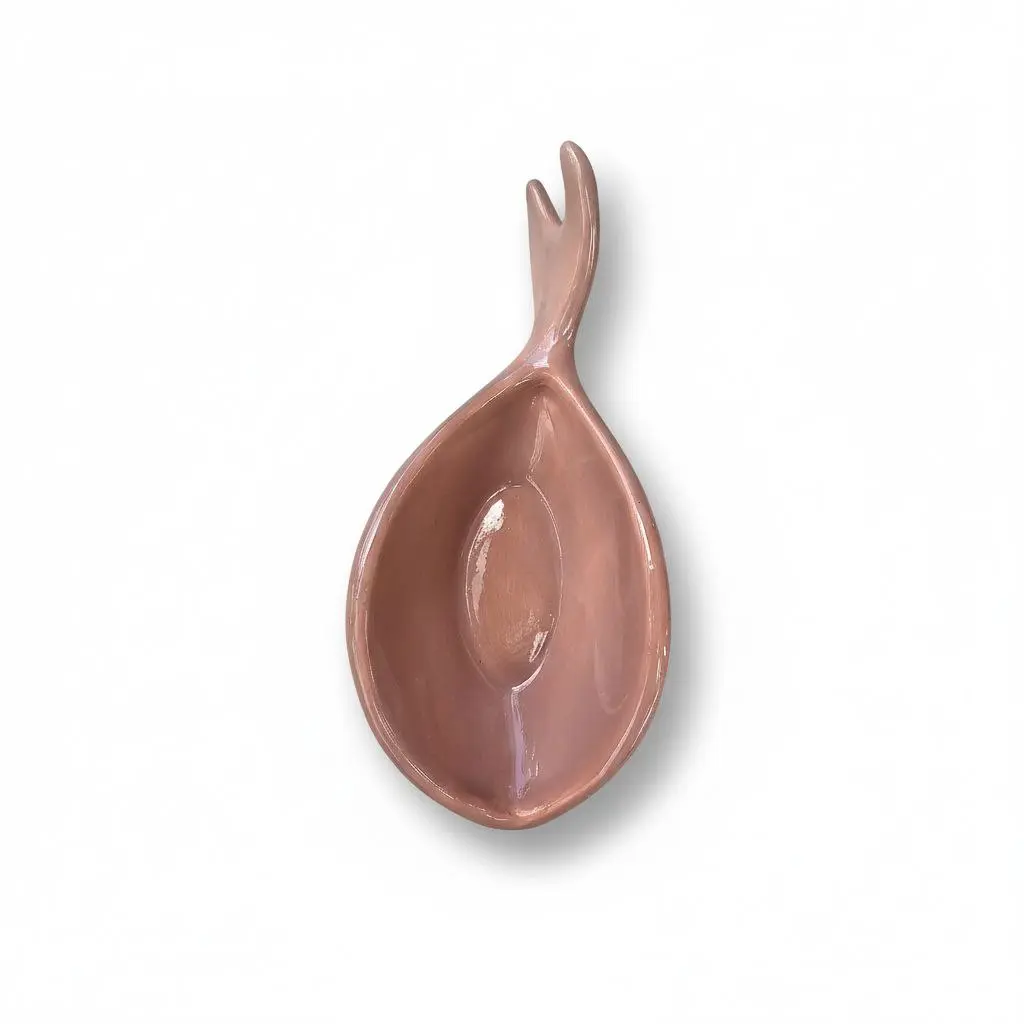 زیتون خوری سرامیکی ماهی دستساز و خاص چند منظوره