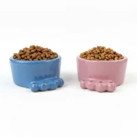 کاسه غذای سفالی سگ و گربه