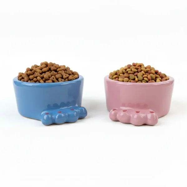 کاسه غذای سفالی سگ و گربه