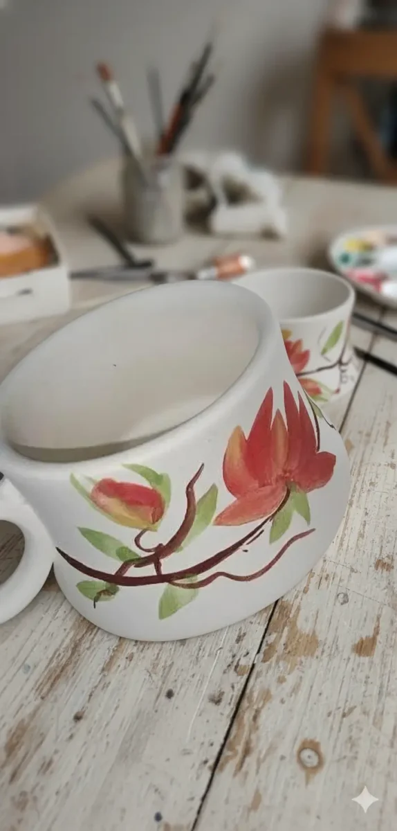 نقاشی زیرلعابی روی سفال و سرامیک