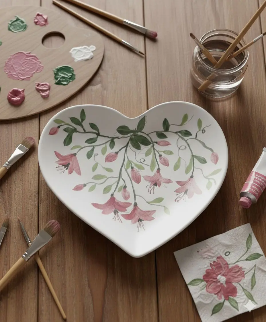 تکنیک های نقاشی روی سفال