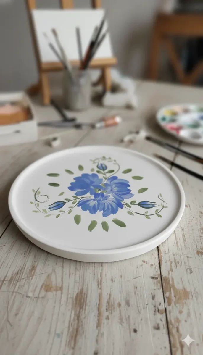 اصول اجرای نقاشی روی سفال