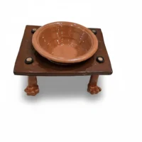 ظرف سفالی غذا سگ