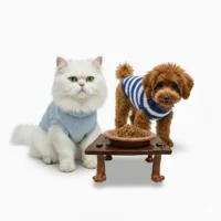 ظرف سفالی غذا سگ و گربه