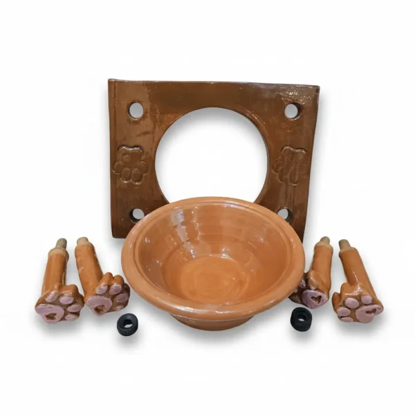 ظرف سفالی غذا سگ و گربه جدید