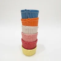 قالب مافین سرامیکی رنگی