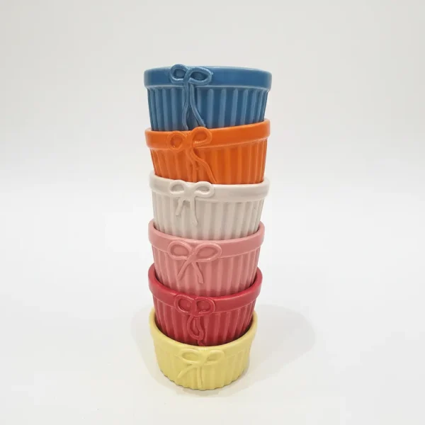 قالب مافین سرامیکی رنگی