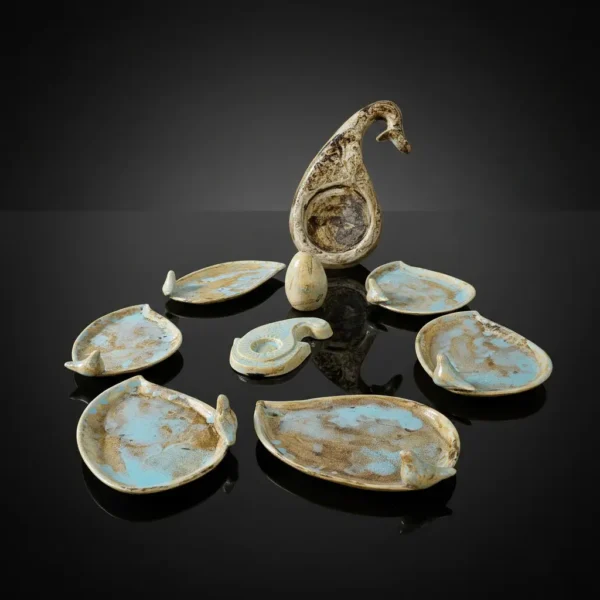 هفت سین دستساز سرامیکی بته جغه