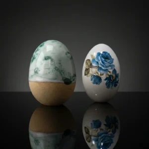 تخم مرغ سرامیکی دست ساز برای تزیین خاص هفت سین