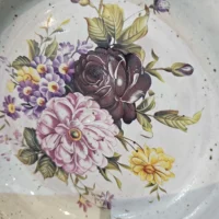 دیوارکوب سفالی طرح گل