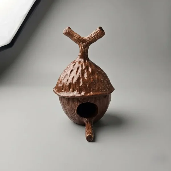 لانه پرنده سفالی دست‌ساز